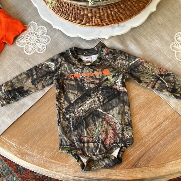 Carhartt baby boy (like new)- 2 pack. Perfect for your little outdoorsman! - Picture 4 of 5